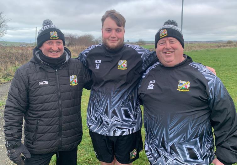 Happy 21st birthday Alfie say Steve Barnett and Richard McIntyre. Picture Bill Carne